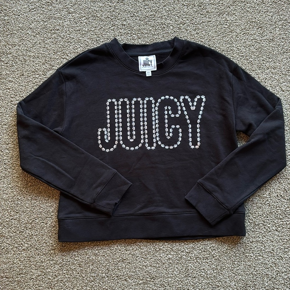 NWOT Juicy Couture Black Sweatshirt